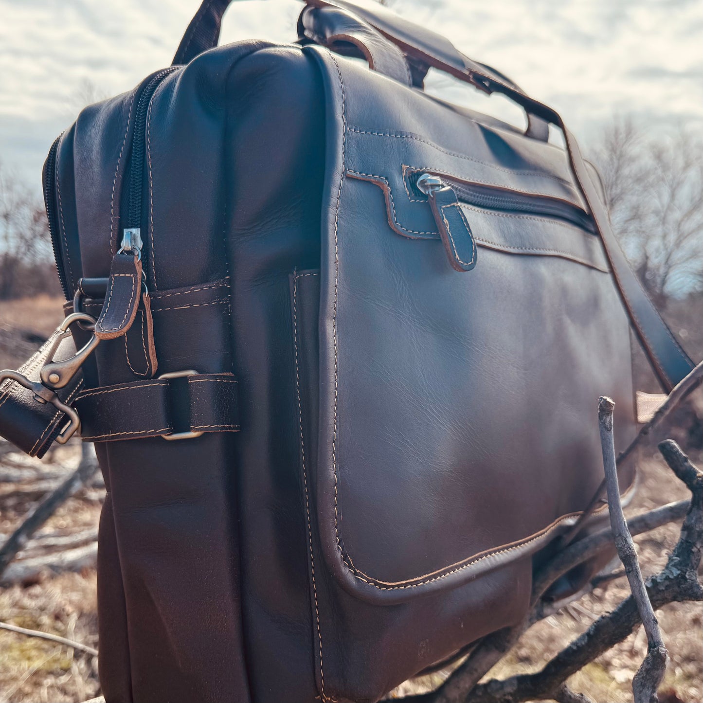 BA Leather Pilot Bag