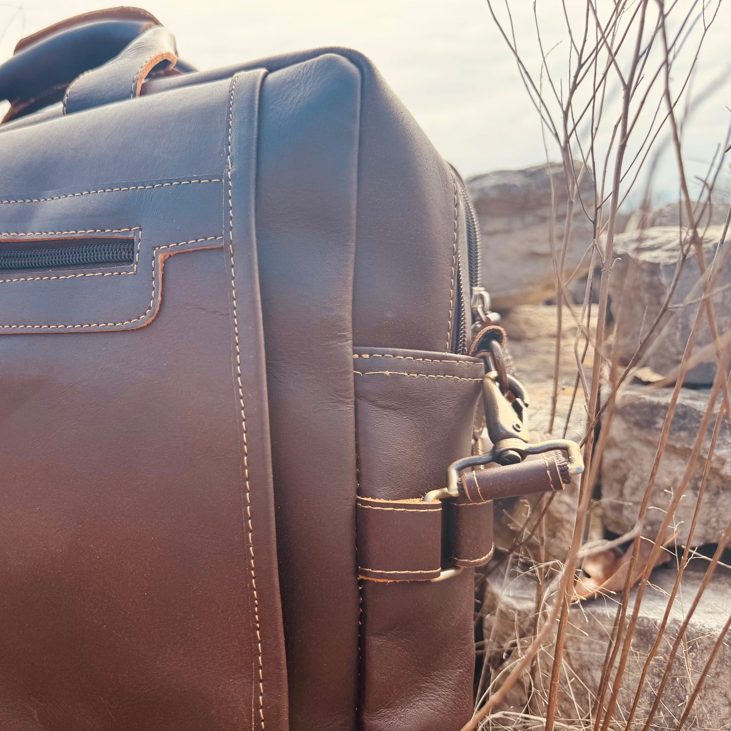BA Leather Pilot Bag
