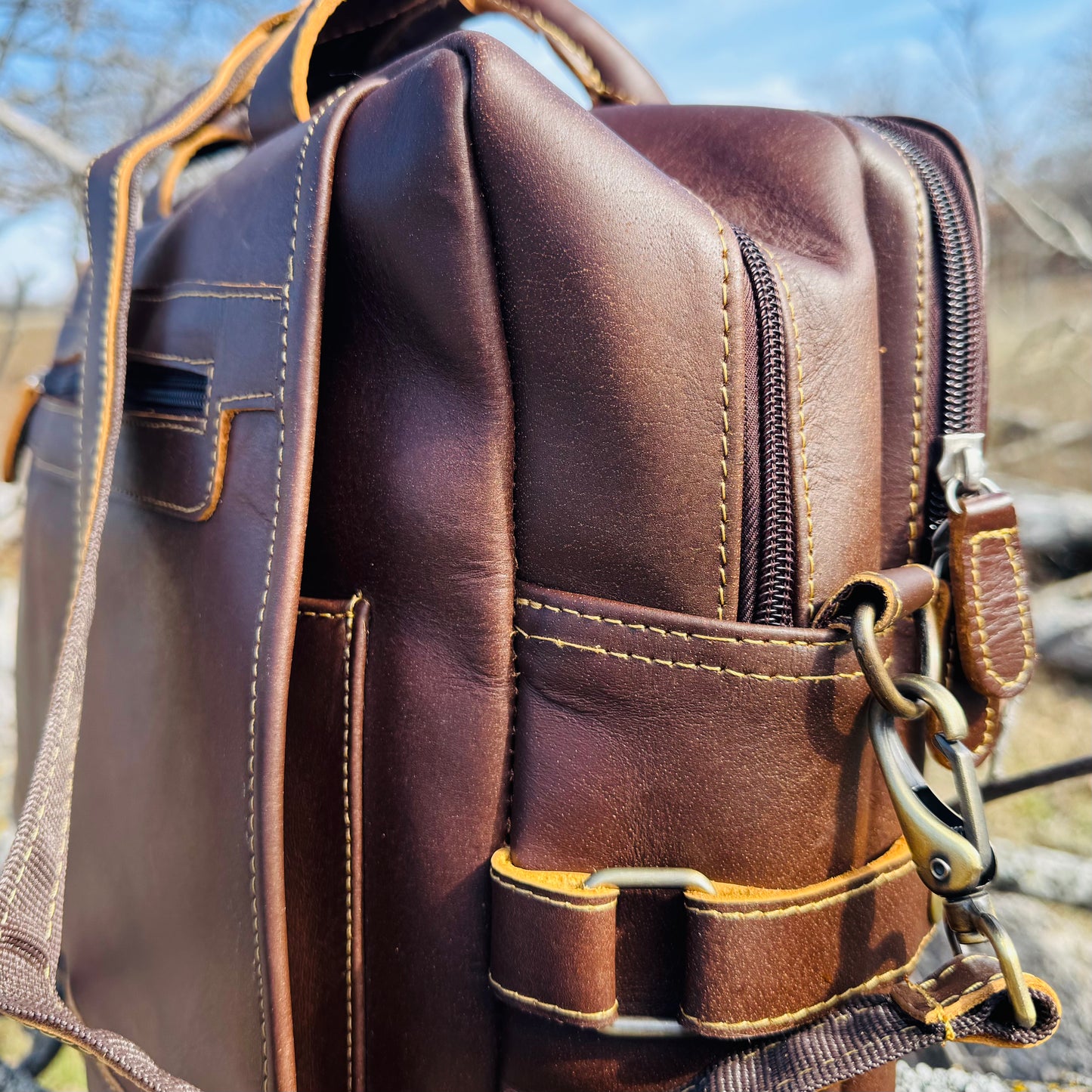 BA Leather Pilot Bag