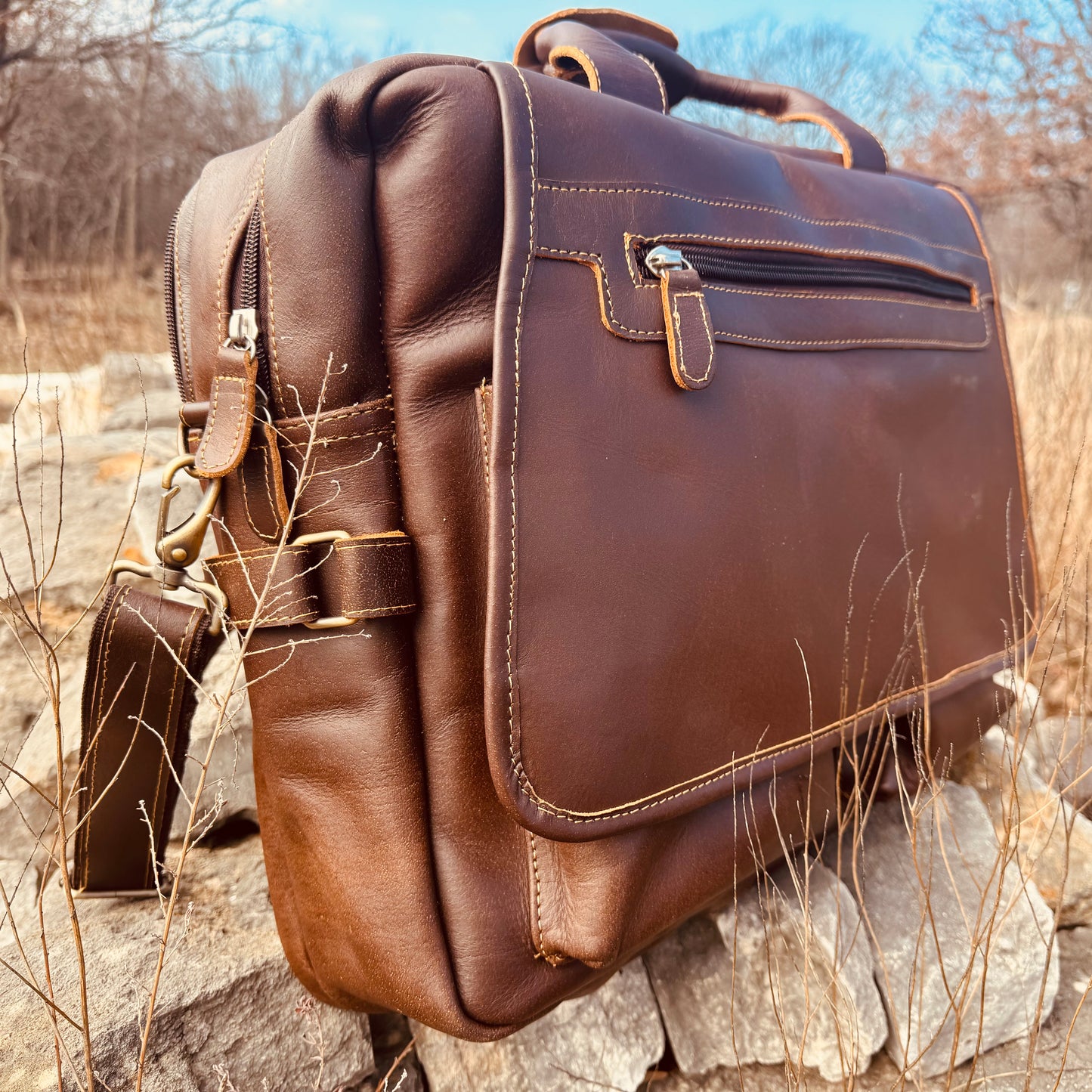 BA Leather Pilot Bag