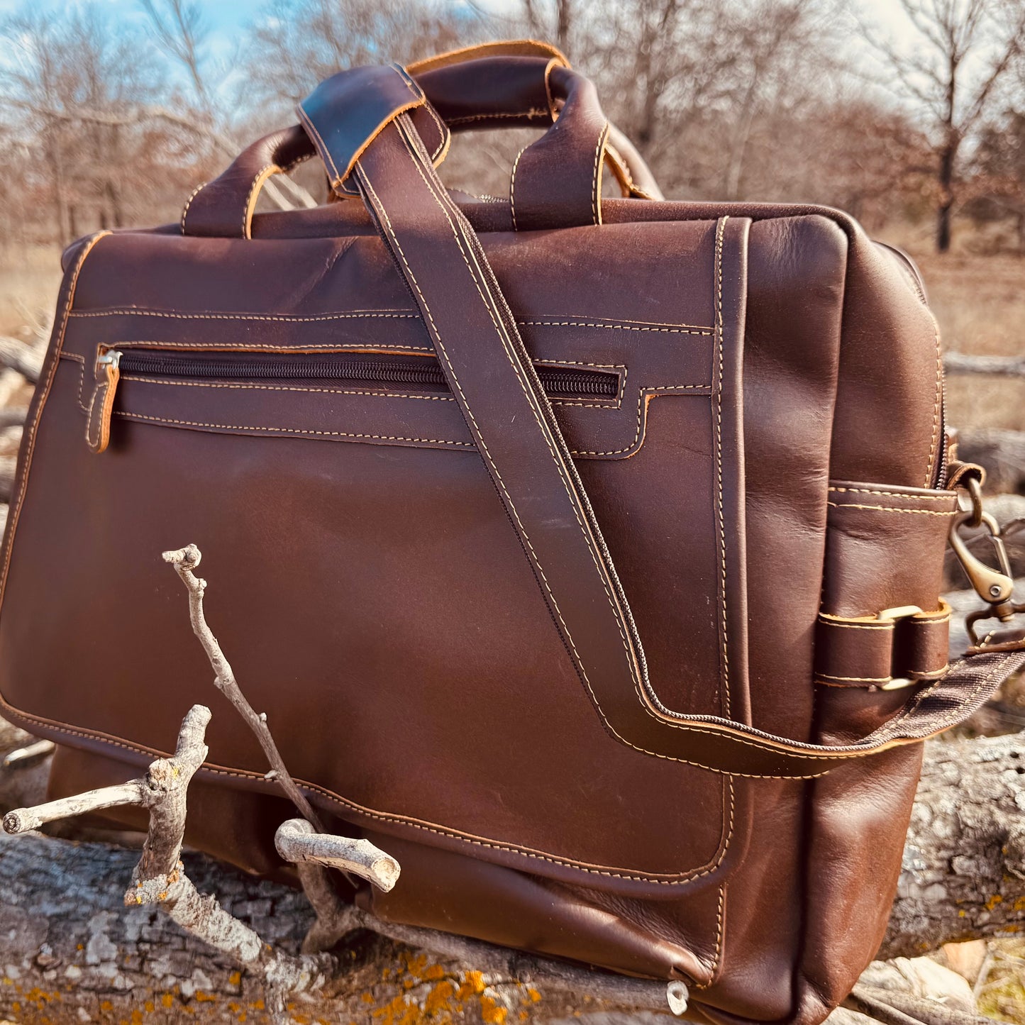 BA Leather Pilot Bag