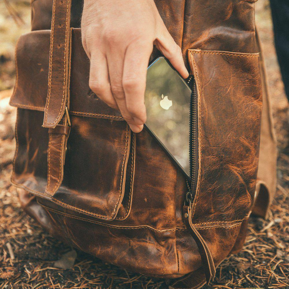 Kobuk Leather Backpack
