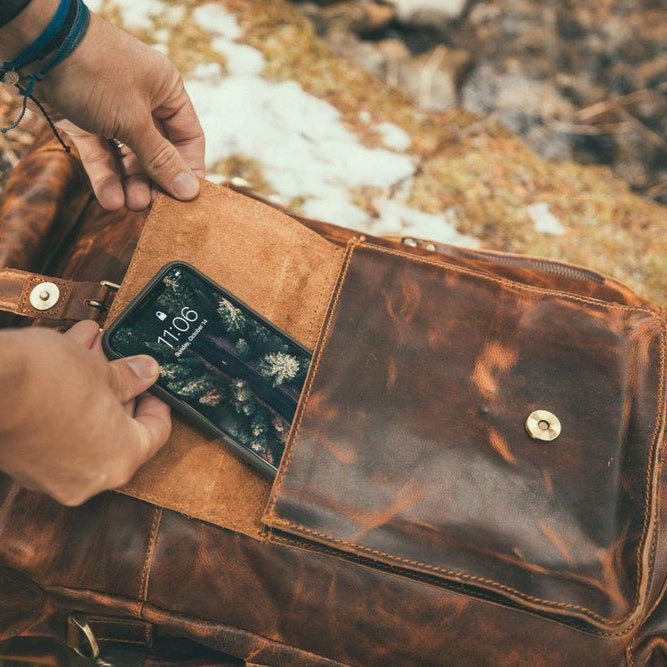 Kobuk Leather Backpack