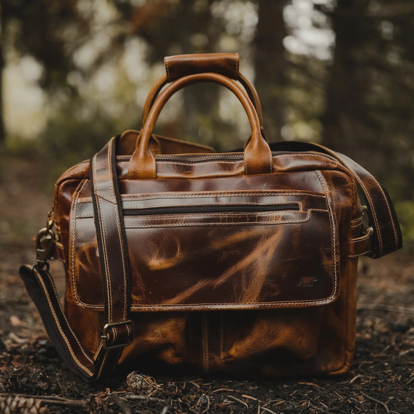 Buffalo Leather Pilot Bag