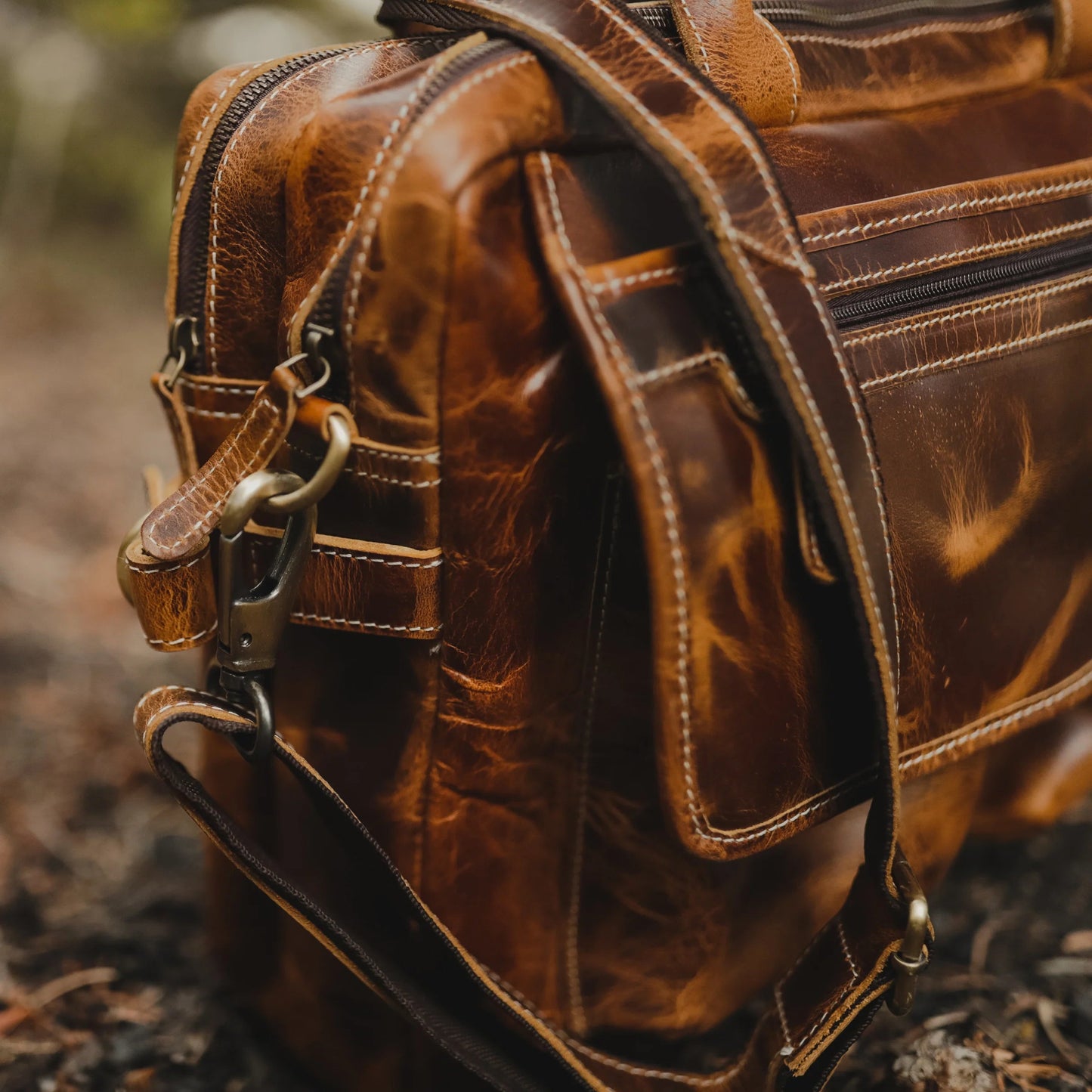 Buffalo Leather Pilot Bag