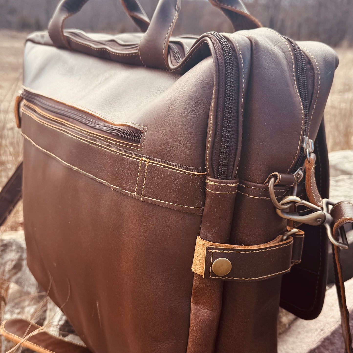 BA Leather Pilot Bag