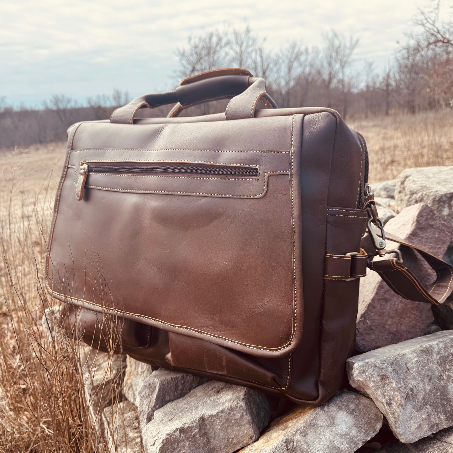 BA Leather Pilot Bag