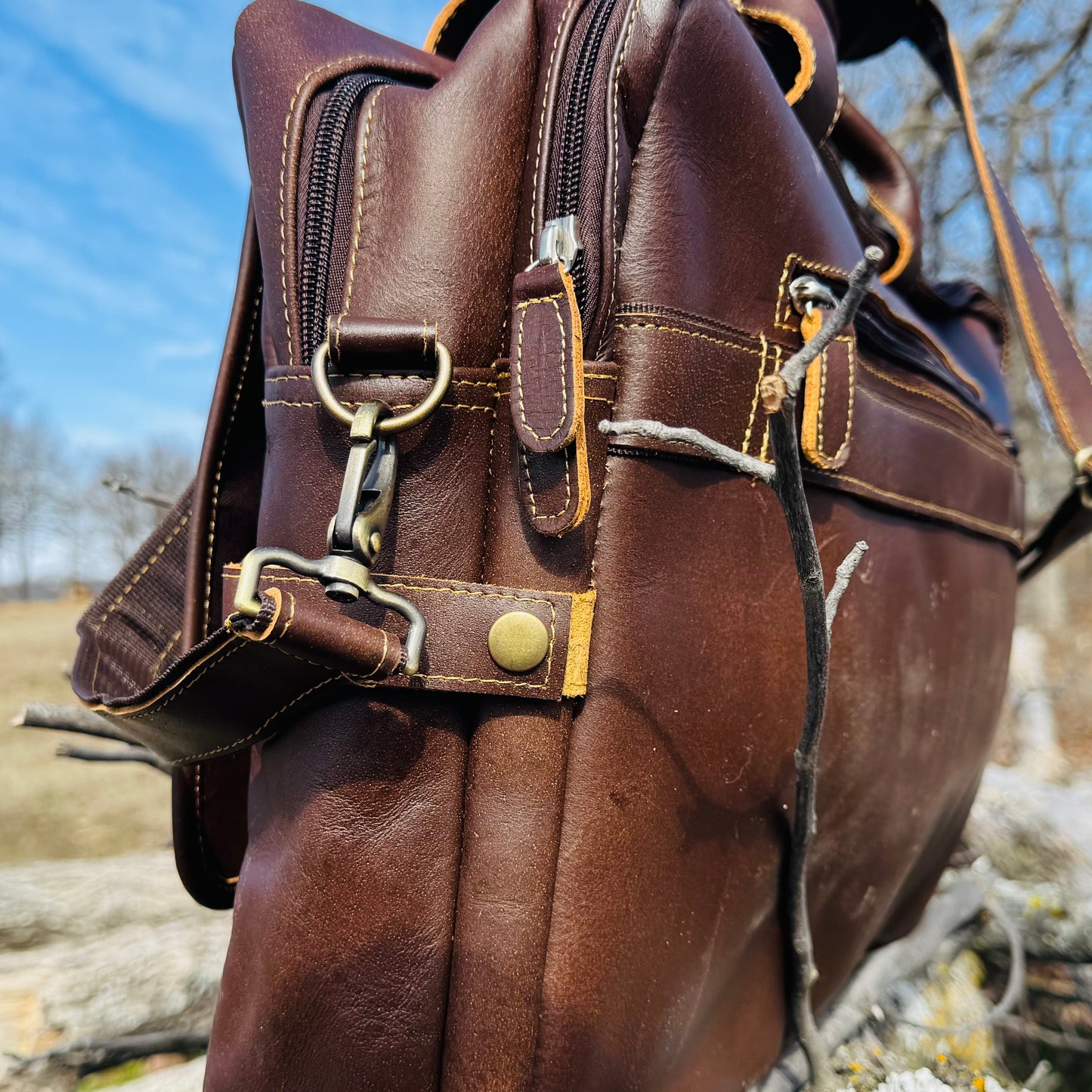 BA Leather Pilot Bag