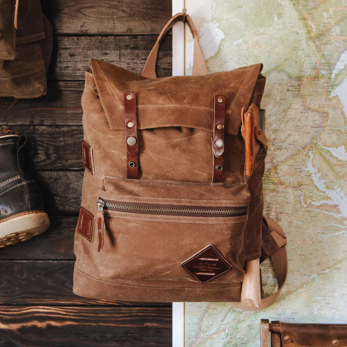 Muir Pack - Waxed Canvas Backpack