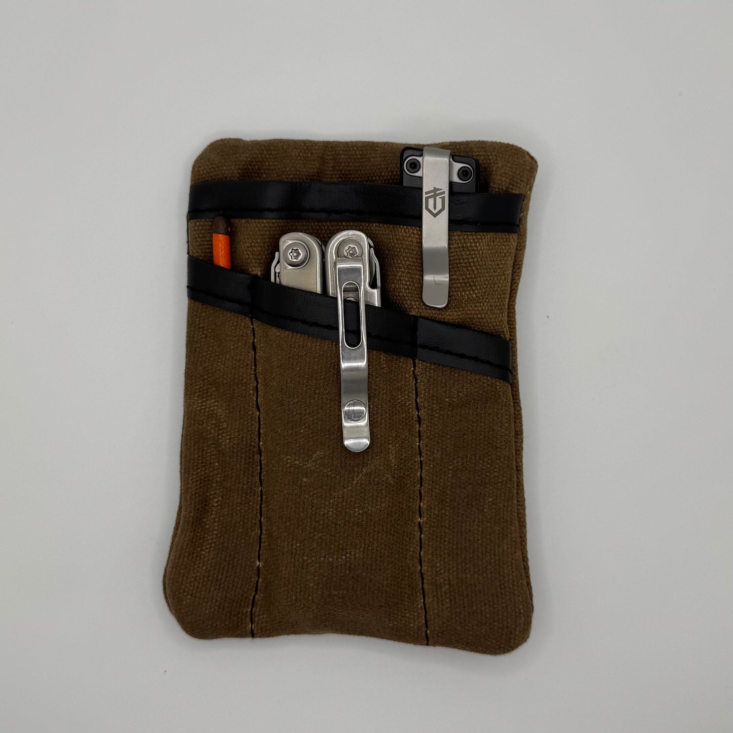 Waxed Canvas EDC Pocket Organizer
