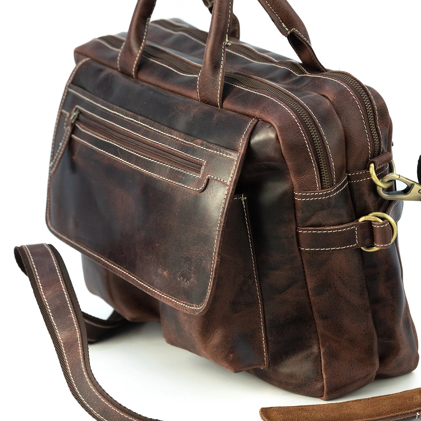 Buffalo Leather Pilot Bag