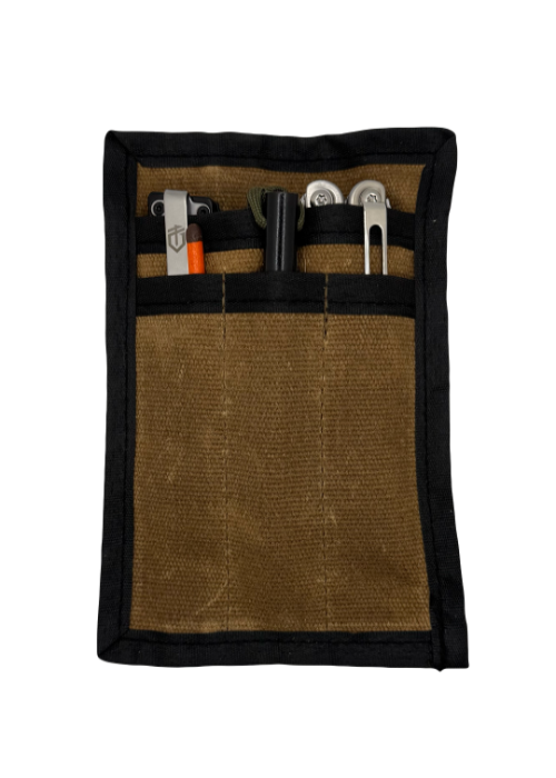 Waxed Canvas Mini EDC Pocket Organizer