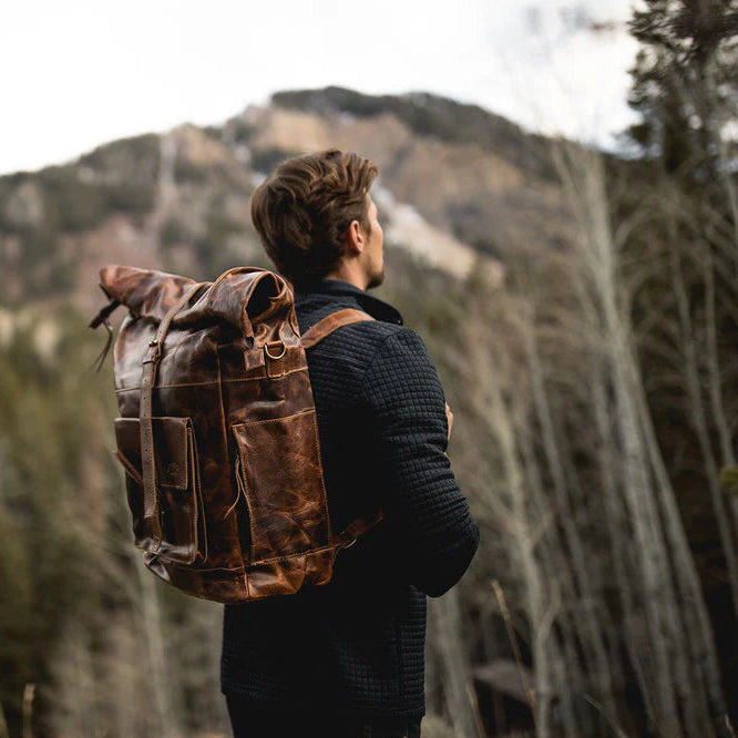 Kobuk Leather Backpack