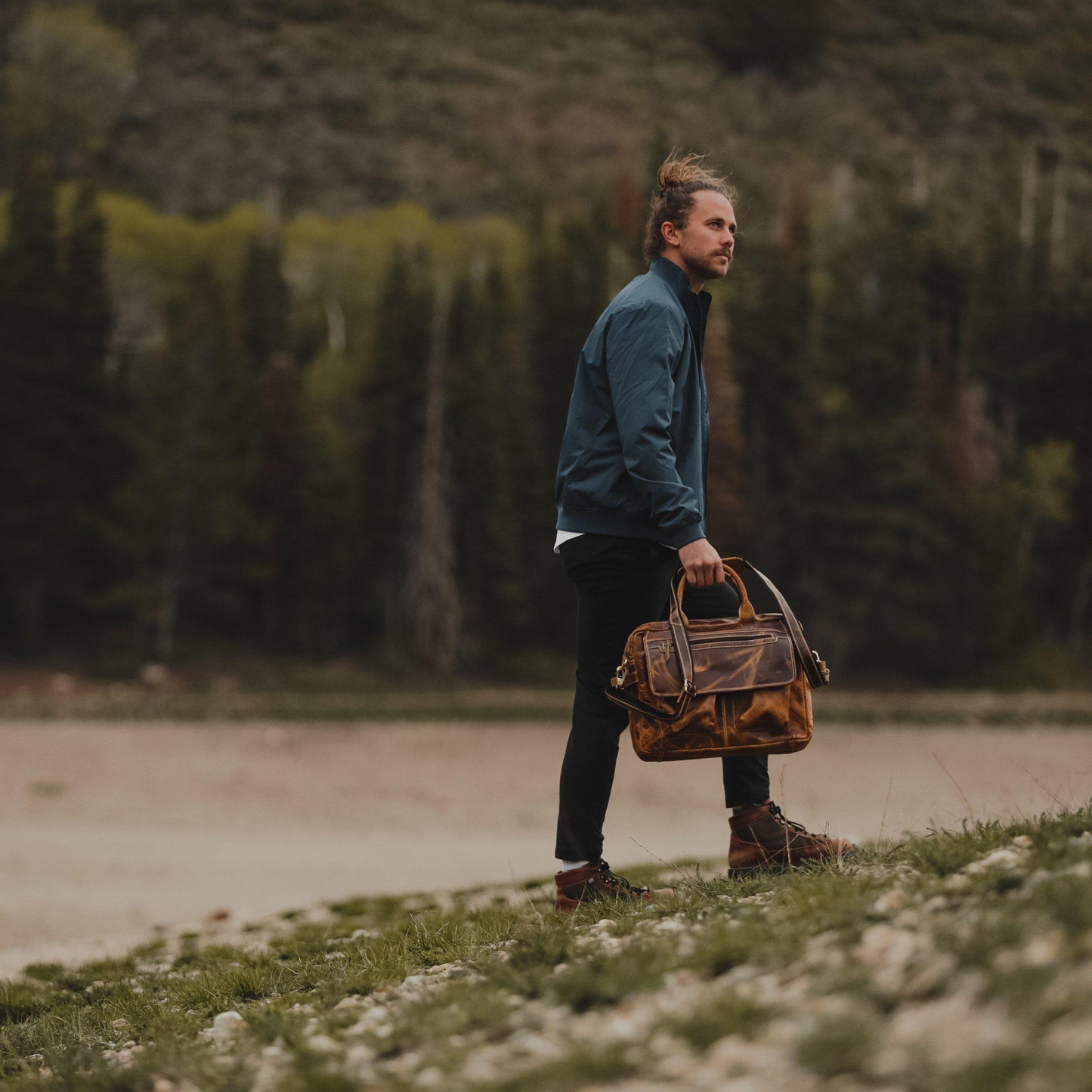 Buffalo Leather Pilot Bag