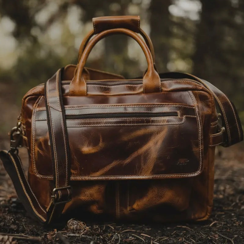 Buffalo Leather Pilot Bag