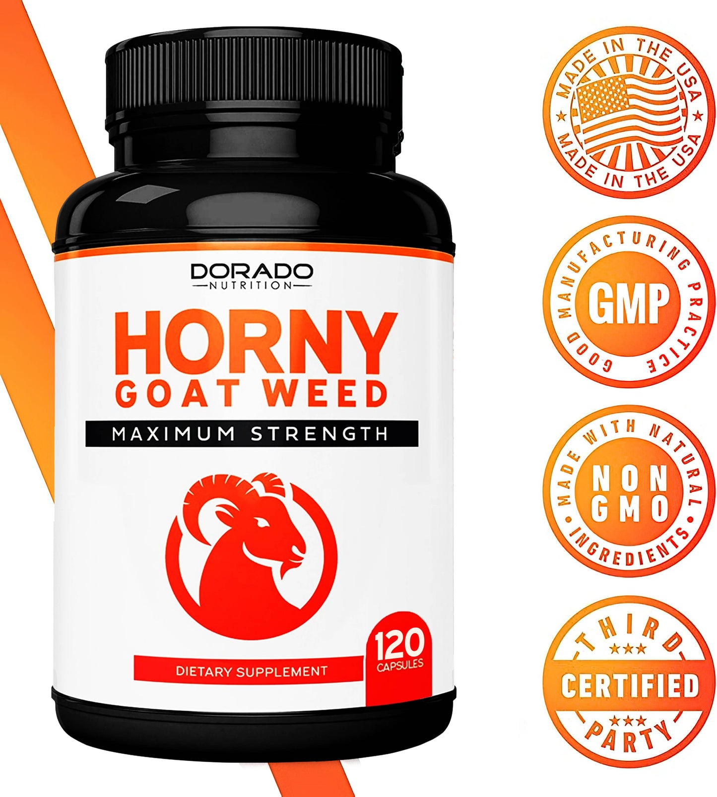 Horny Goat Weed for Men and Women 120 Capsules