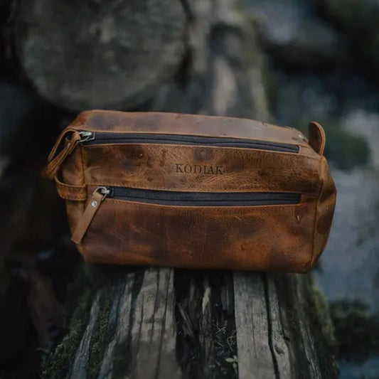 Leather Toiletry Bag