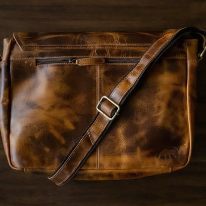 Buffalo Leather Messenger