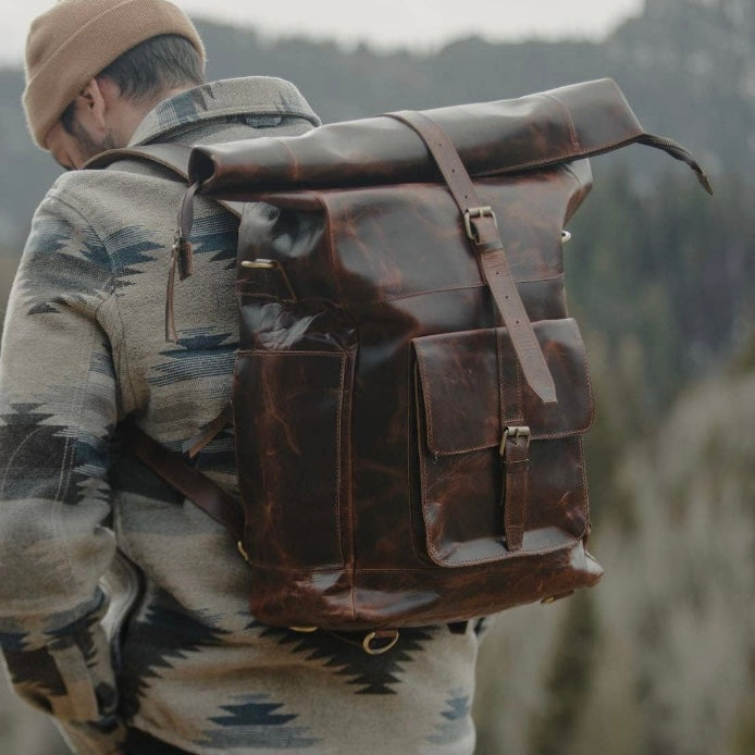 Kobuk Leather Backpack