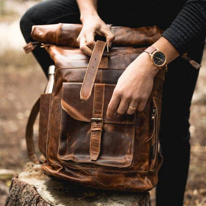 Kobuk Leather Backpack