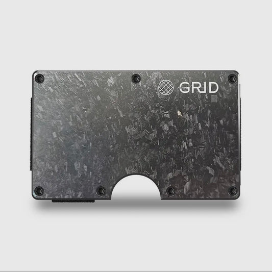 GRID Wallet - Forged Carbon