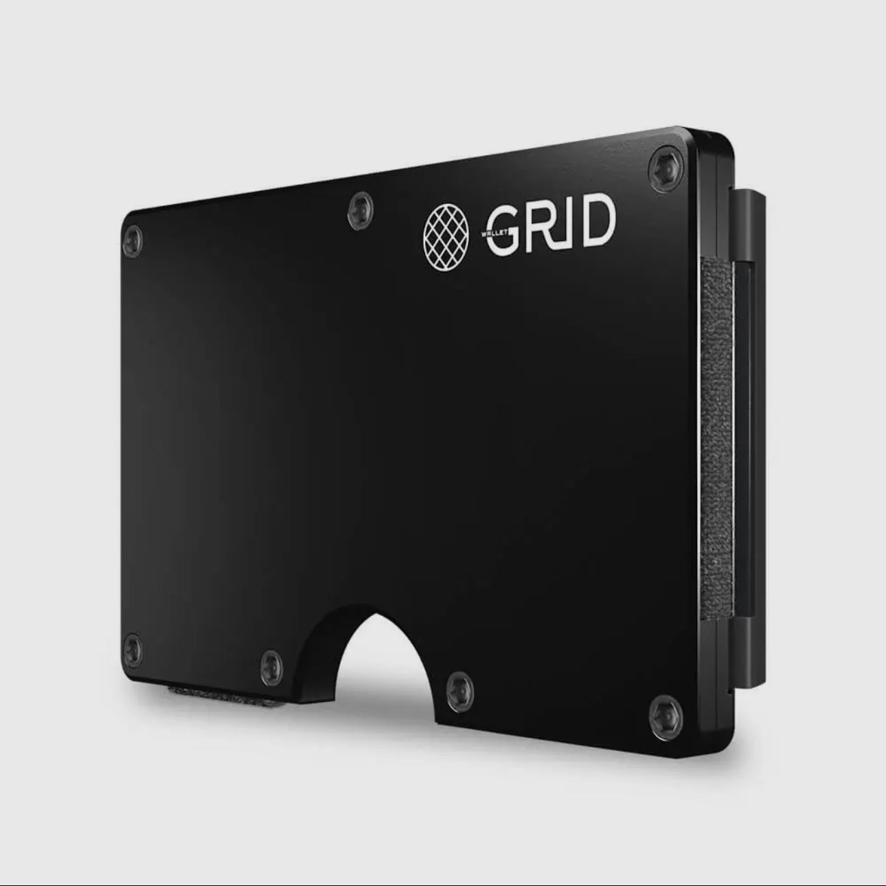 GRID Wallet - Black Aluminum