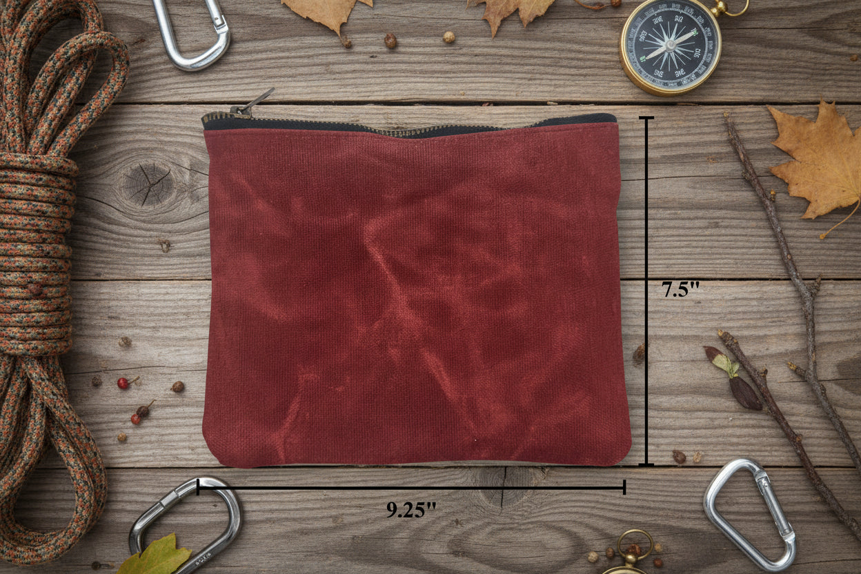 Waxed Canvas Tool Pouch